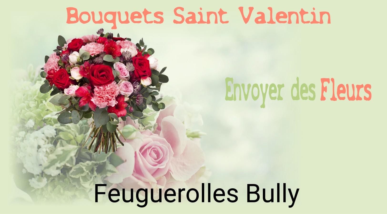 Roses de Saint-Valentin livrées à Feuguerolles-Bully